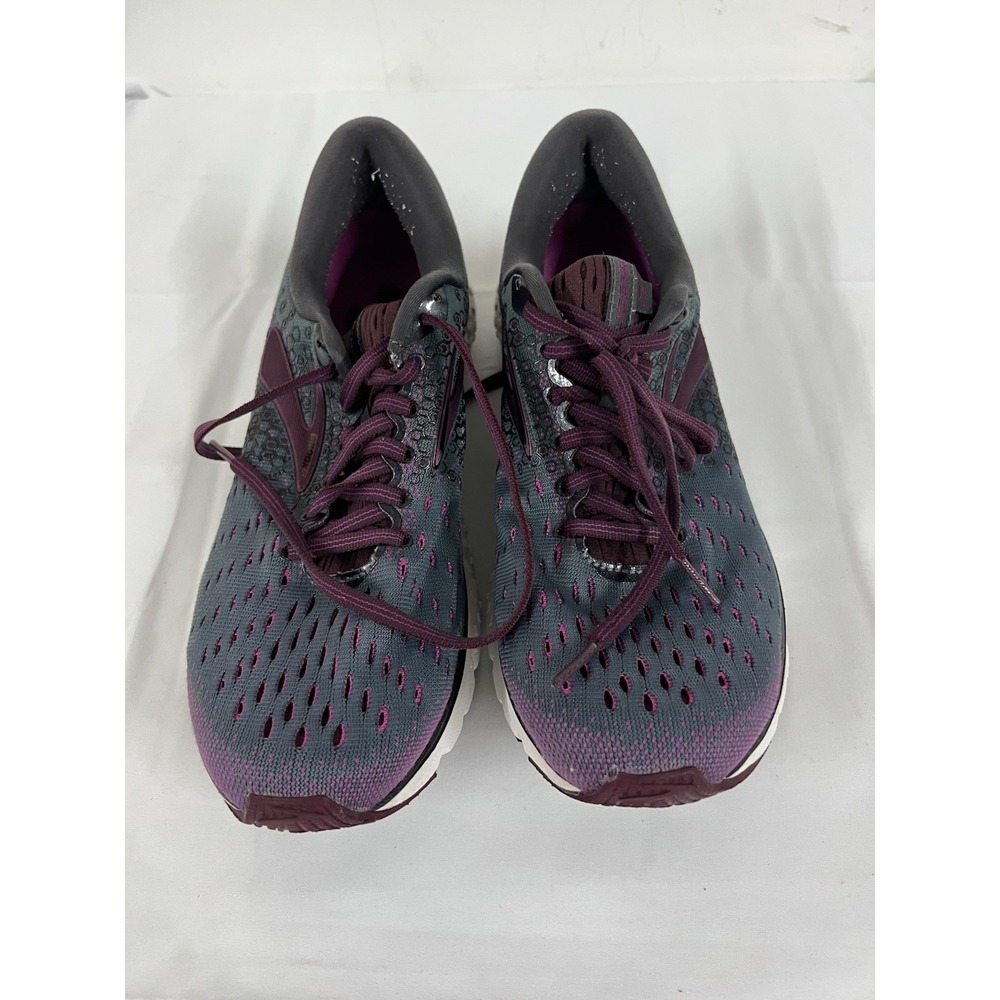 Brooks Glycerin 17 Womens Running Shoes Gray Purple 1202831B081 Size 9